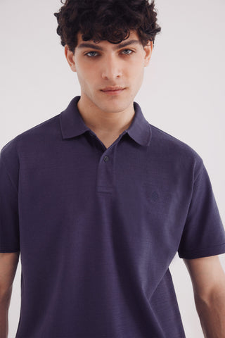 Polo Manga Corta con Logo Bordado