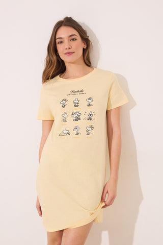 Pijama Manga Corta Colección Snoopy