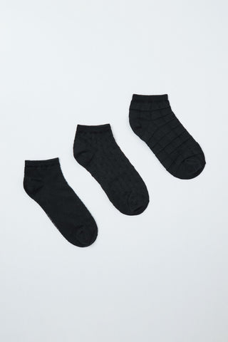 Paquete de 3 Calcetines con Textura