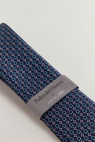 Corbata de Seda Natural con Estampado