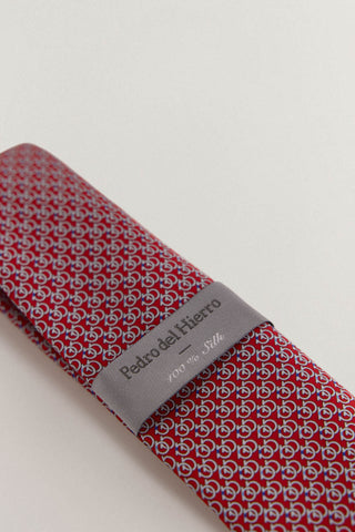 Corbata de Seda Natural con Estampado