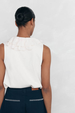Camiseta Cuello Redondo con Lazada