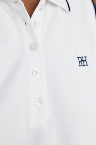 Camiseta Polo sin Mangas con Logo