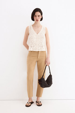 E Cta Top Punto Crochet.