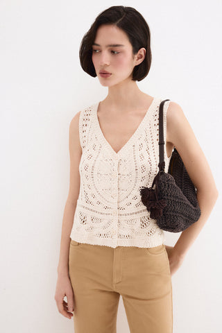 E Cta Top Punto Crochet.