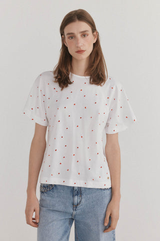 Camiseta Manga Corta con Estampado