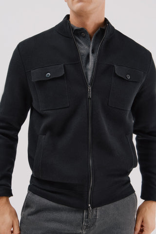 Cárdigan de Punto con Bolsillos Delanteros