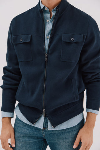 Cárdigan de Punto con Bolsillos Delanteros