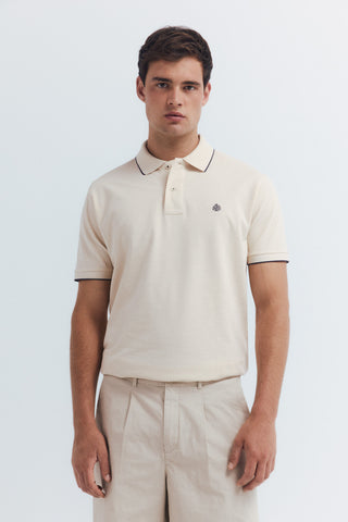 Polo Manga Corta con Logo Bordado