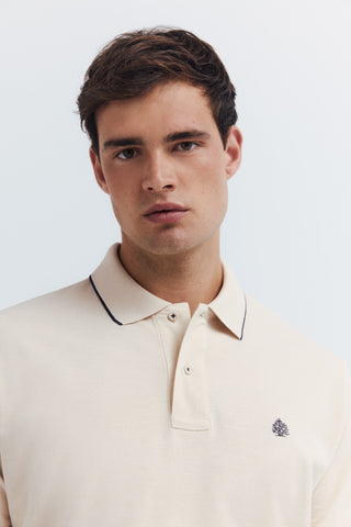 Polo Manga Corta con Logo Bordado