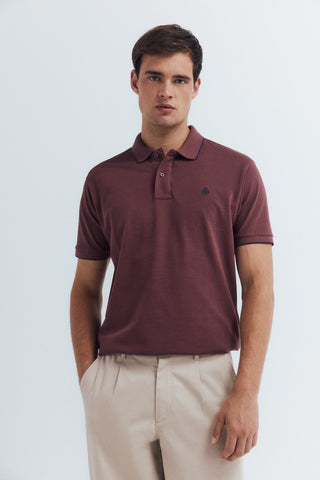 Polo Manga Corta con Logo Bordado