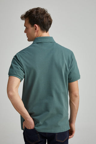 Polo Slim Fit con Logo Bordado