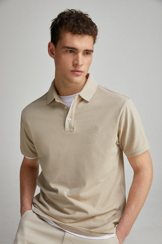 Polo Slim Fit con Logo Bordado