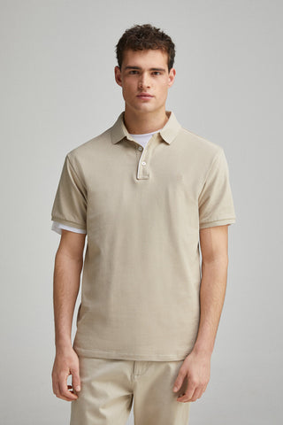 Polo Slim Fit con Logo Bordado