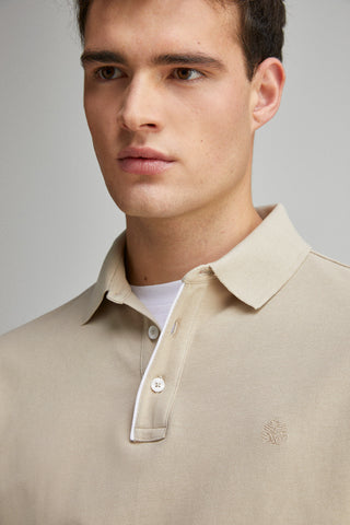 Polo Slim Fit con Logo Bordado