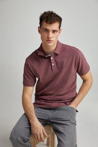 Polo Slim Fit con Logo Bordado