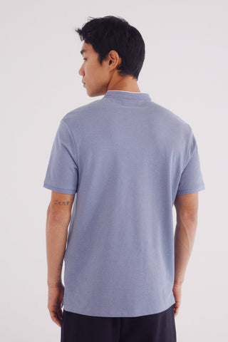 Polo Manga Corta Cuello Mao