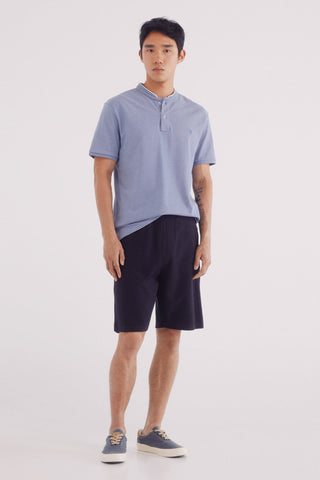 Polo Manga Corta Cuello Mao