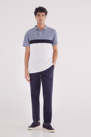 Polo Manga Corta Bicolor