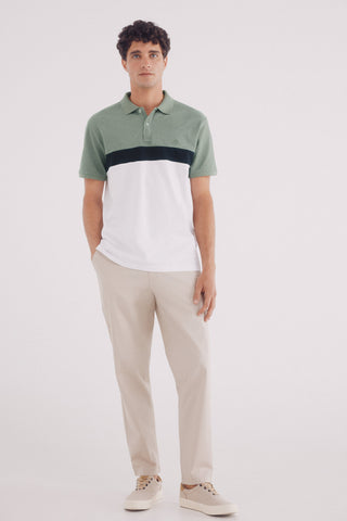 Polo Manga Corta Bicolor