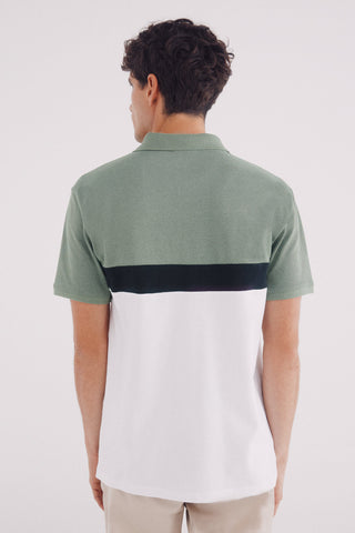 Polo Manga Corta Bicolor