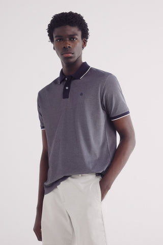 Polo Manga Corta con Logo Bordado