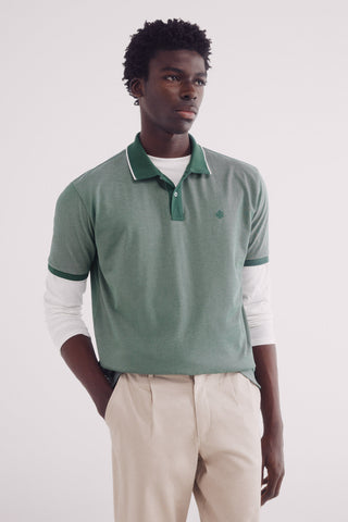 Polo Manga Corta con Logo Bordado