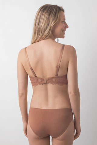 Mt M. Lace Stfdeep Brown.