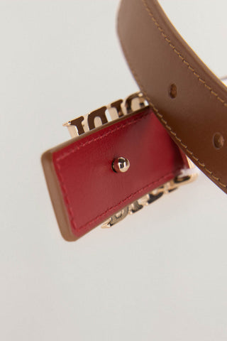 Cinturón Reversible con Hebilla de Logo