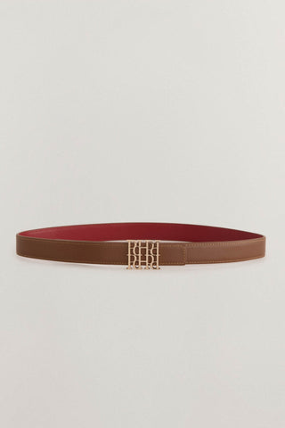 Cinturón Reversible con Hebilla de Logo
