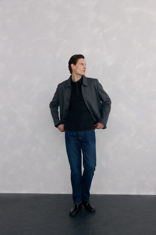 Polo Manga Larga con Logo Bordado