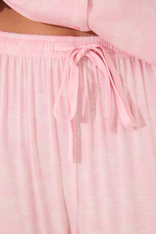 Set de Pijama 2 Piezas con Estampado Floral.