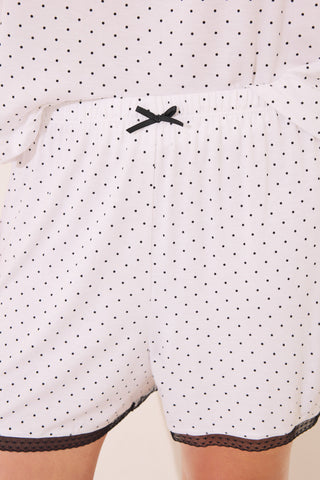 Set de Pijama 2 Piezas con Estampado Puntos.