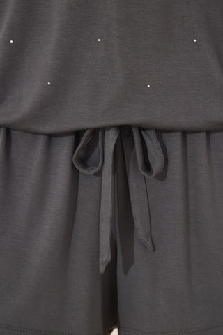 Set de Pijama 2 Piezas con Detalle Brillos