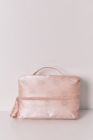 Neceser Grande Acolchado con Estampado Soles