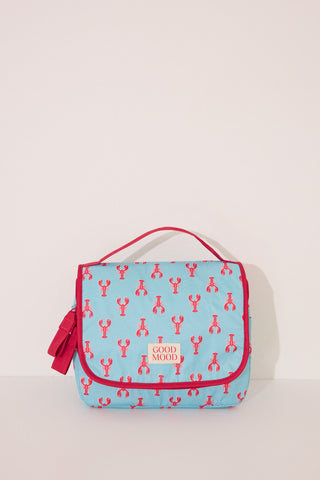Neceser de Nylon con Estampado Langostas
