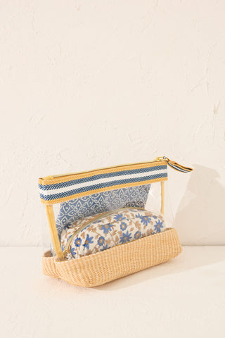 Paquete de 3 Neceseres con Estampado Floral