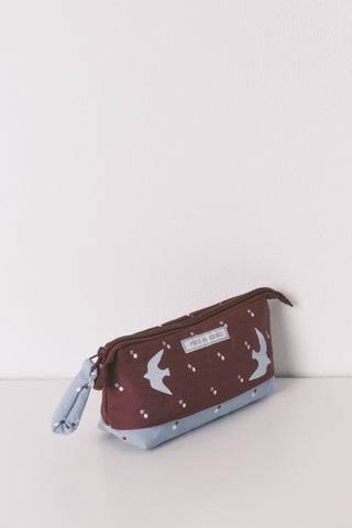 Neceser Pequeño con Estampado Pájaros