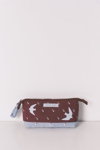 Neceser Pequeño con Estampado Pájaros