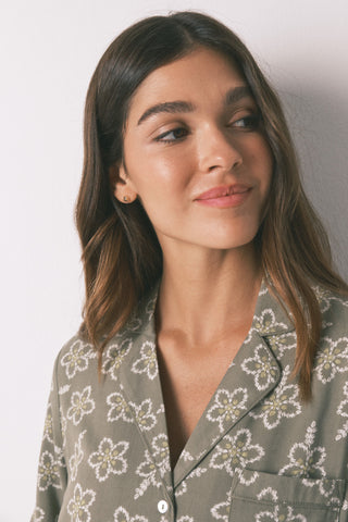 Set de 2, Pijama Capri Flores