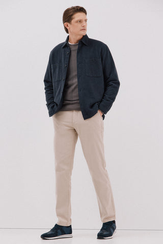 Sudadera Cuello Redondo Tejido Trenzado