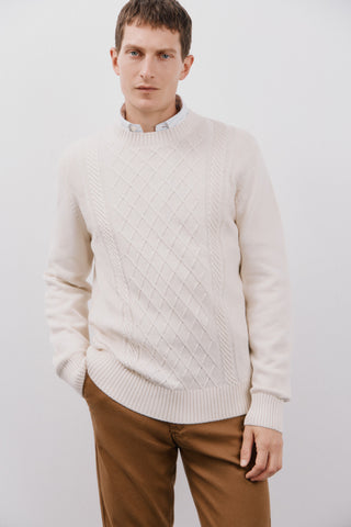 Sudadera Cuello Redondo con Textura