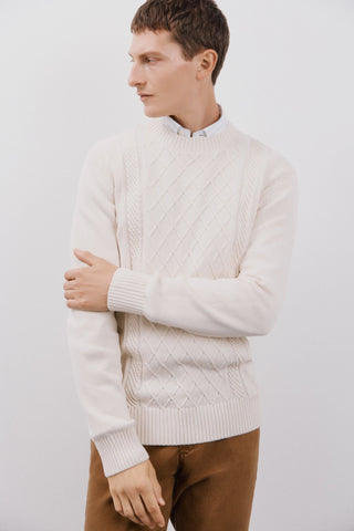 Sudadera Cuello Redondo con Textura