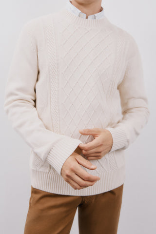 Sudadera Cuello Redondo con Textura
