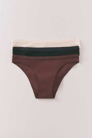 Paquete de 3 Bragas Clásicas de Canalé