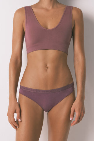 Paquete de 7 Bragas con Logo de Algodón