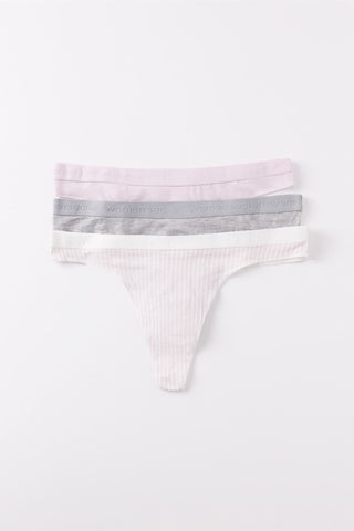 Paquete de 3 Tangas de Algodón