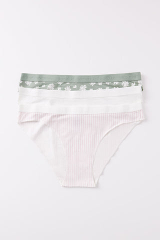 Paquete de 3 Bragas de Algodón
