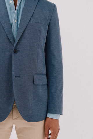 Blazer Regular Fit con Bolsillos Delanteros