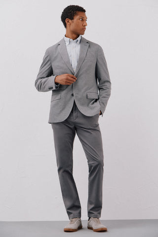 Blazer Regular Fit con Bolsillos Delanteros